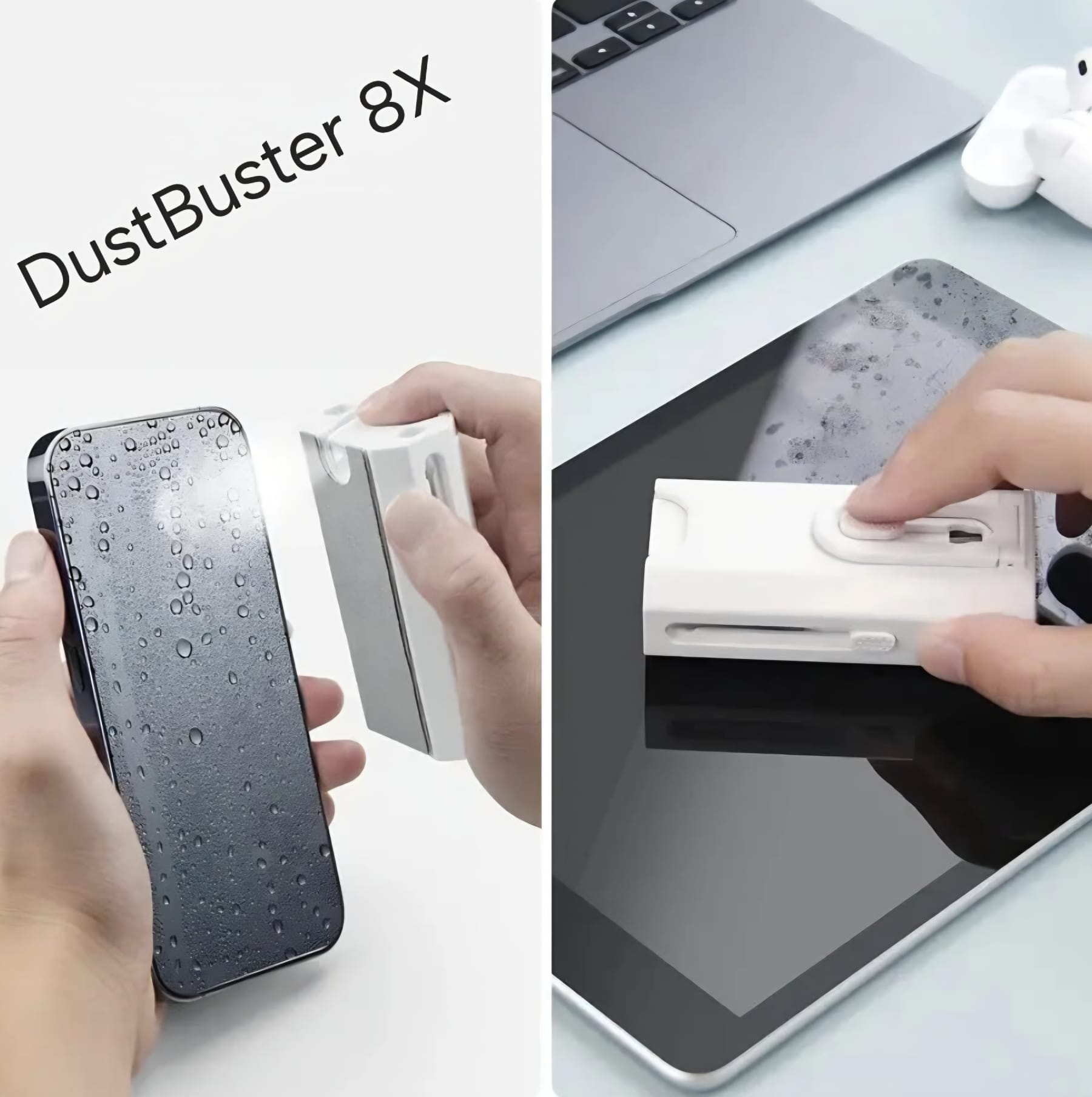 DustBuster 8X™ | 8 in 1 computerborstel reiniger