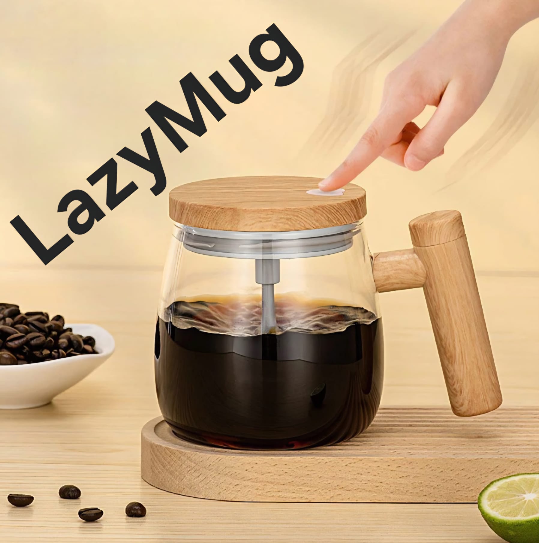 LazyMug™ | Zelfroerende mok