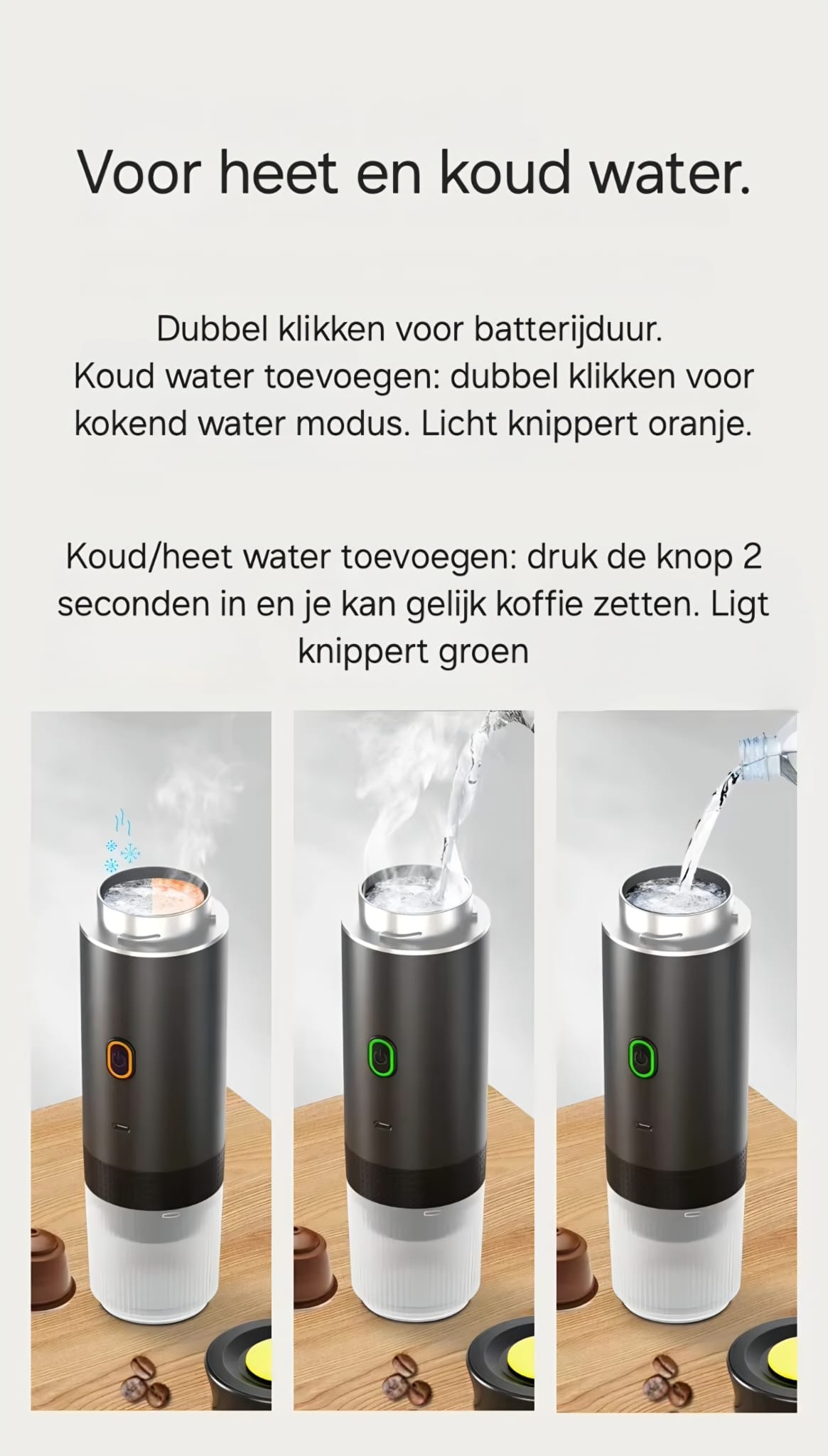 BrewBuddy™ | Draagbare koffiezetapparaat