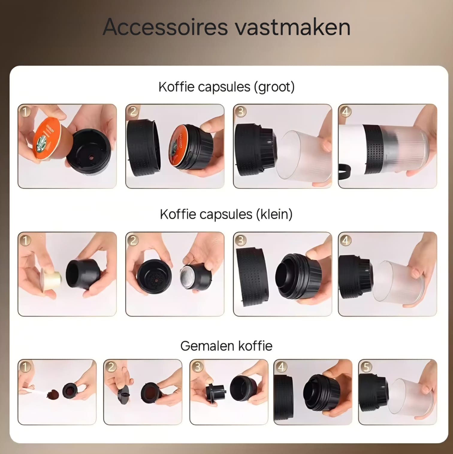 BrewBuddy™ | Draagbare koffiezetapparaat